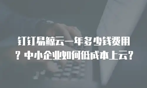 钉钉易鲸云一年多少钱费用？中小企业如何低成本上云？