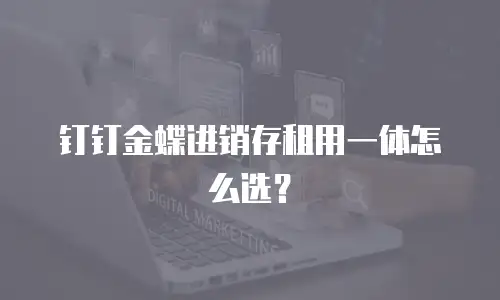 钉钉金蝶进销存租用一体怎么选？