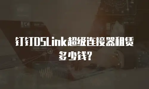 钉钉DSLink超级连接器租赁多少钱？