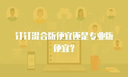 钉钉混合版便宜还是专业版便宜？
