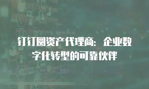 钉钉圆资产代理商：企业数字化转型的可靠伙伴