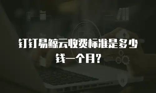 钉钉易鲸云收费标准是多少钱一个月？