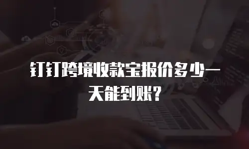 钉钉跨境收款宝报价多少一天能到账？