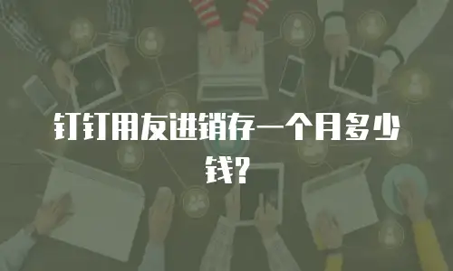钉钉用友进销存一个月多少钱？