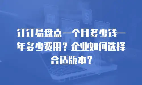钉钉易盘点一个月多少钱一年多少费用？企业如何选择合适版本？