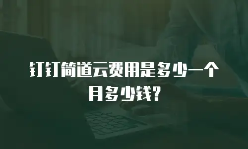 钉钉简道云费用是多少一个月多少钱？