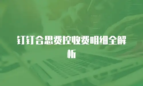 钉钉合思费控收费明细全解析