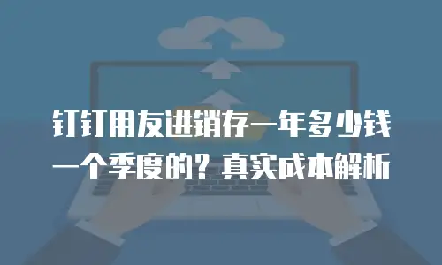 钉钉用友进销存一年多少钱一个季度的？真实成本解析