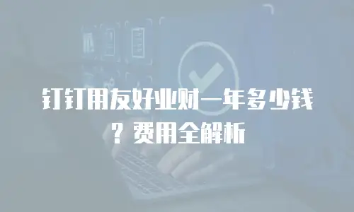 钉钉用友好业财一年多少钱？费用全解析