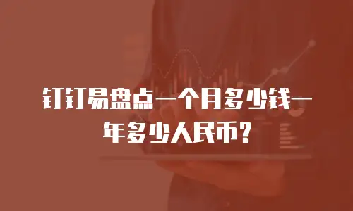 钉钉易盘点一个月多少钱一年多少人民币？