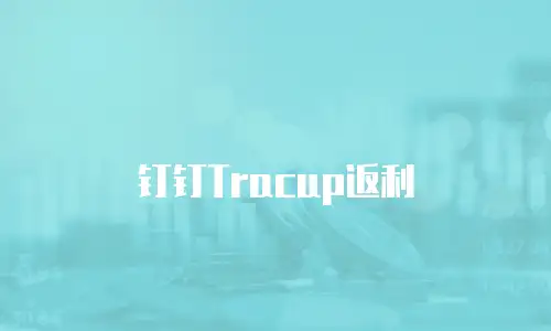 钉钉Tracup返利