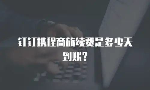 钉钉携程商旅续费是多少天到账？