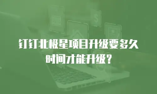 钉钉北极星项目升级要多久时间才能升级？