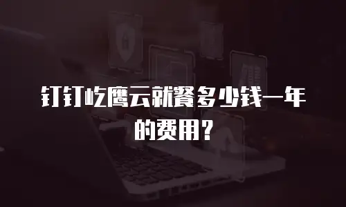 钉钉屹鹰云就餐多少钱一年的费用？