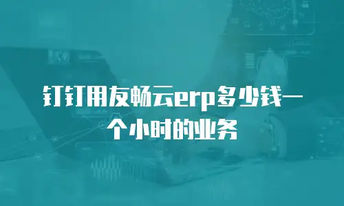 钉钉用友畅云erp多少钱一个小时的业务