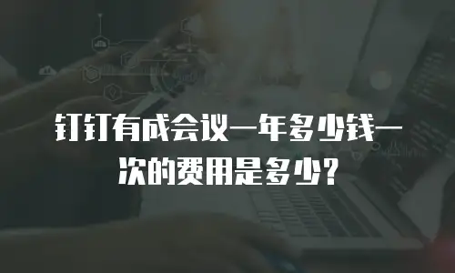 钉钉有成会议一年多少钱一次的费用是多少？