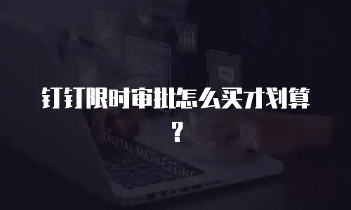 钉钉限时审批怎么买才划算？