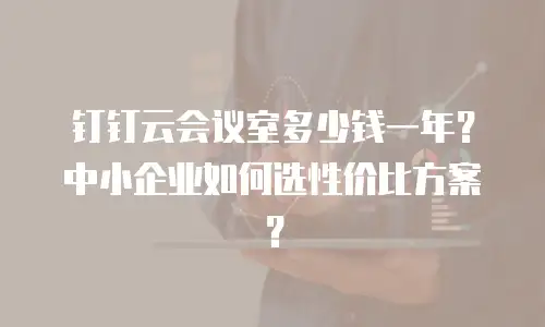 钉钉云会议室多少钱一年？中小企业如何选性价比方案？