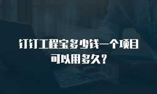 钉钉工程宝多少钱一个项目可以用多久？