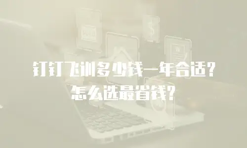 钉钉飞训多少钱一年合适？怎么选最省钱？