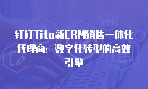 钉钉Tita新CRM销售一体化代理商：数字化转型的高效引擎