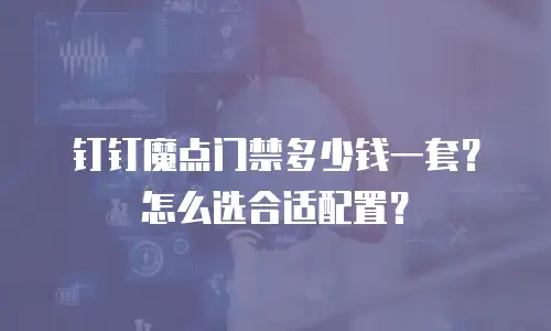 钉钉魔点门禁多少钱一套？怎么选合适配置？