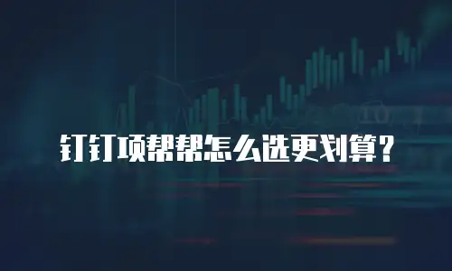 钉钉项帮帮怎么选更划算？