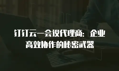 钉钉云一会议代理商：企业高效协作的秘密武器