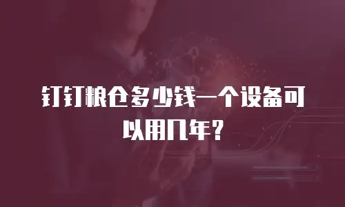 钉钉粮仓多少钱一个设备可以用几年？