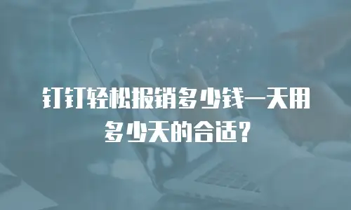 钉钉轻松报销多少钱一天用多少天的合适？