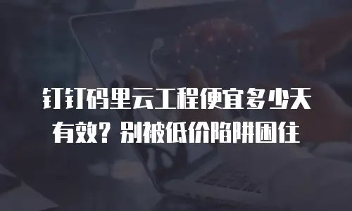 钉钉码里云工程便宜多少天有效？别被低价陷阱困住