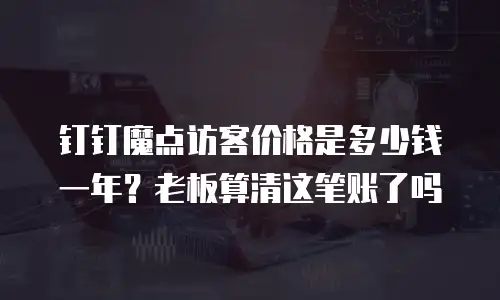 钉钉魔点访客价格是多少钱一年？老板算清这笔账了吗