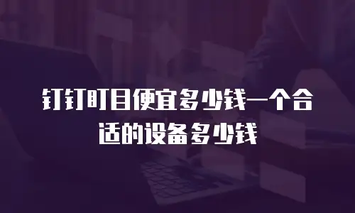 钉钉盯目便宜多少钱一个合适的设备多少钱