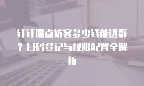 钉钉魔点访客多少钱能进群？扫码登记与权限配置全解析
