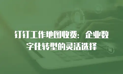 钉钉工作地图收费：企业数字化转型的灵活选择