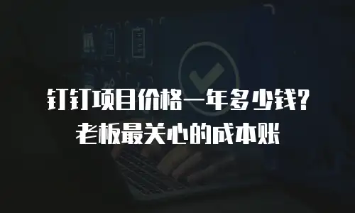 钉钉项目价格一年多少钱？老板最关心的成本账