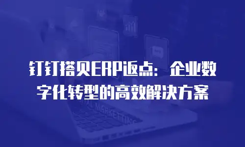 钉钉搭贝ERP返点：企业数字化转型的高效解决方案