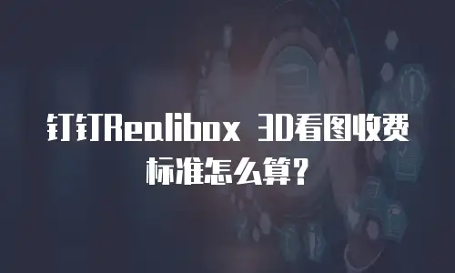 钉钉Realibox 3D看图收费标准怎么算？