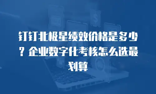 钉钉北极星绩效价格是多少？企业数字化考核怎么选最划算