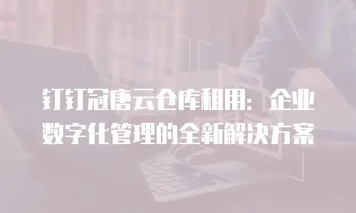 钉钉冠唐云仓库租用：企业数字化管理的全新解决方案