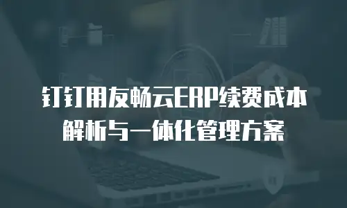 钉钉用友畅云ERP续费成本解析与一体化管理方案
