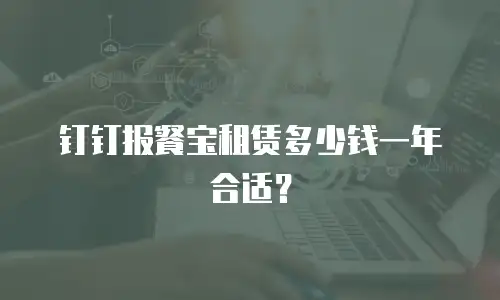 钉钉报餐宝租赁多少钱一年合适？