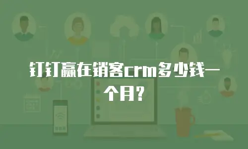 钉钉赢在销客crm多少钱一个月？