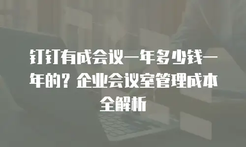 钉钉有成会议一年多少钱一年的？企业会议室管理成本全解析