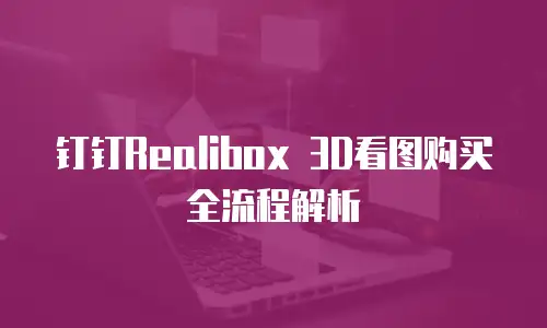 钉钉Realibox 3D看图购买全流程解析