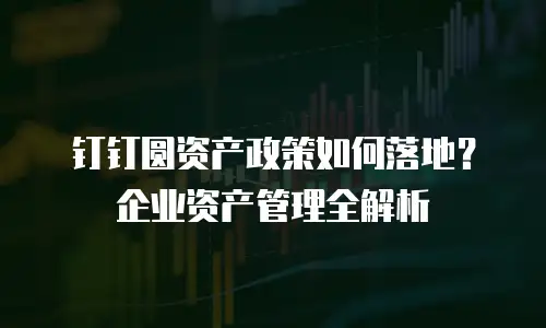 钉钉圆资产政策如何落地？企业资产管理全解析