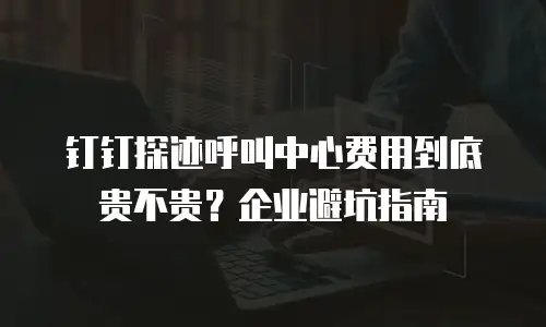 钉钉探迹呼叫中心费用到底贵不贵？企业避坑指南
