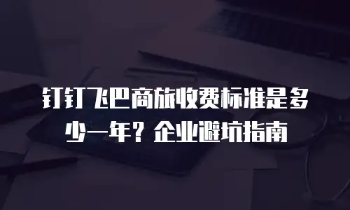 钉钉飞巴商旅收费标准是多少一年？企业避坑指南