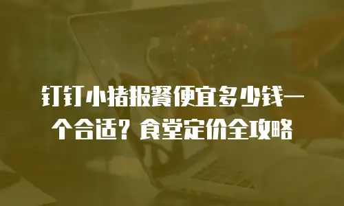 钉钉小猪报餐便宜多少钱一个合适？食堂定价全攻略