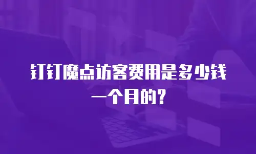 钉钉魔点访客费用是多少钱一个月的？